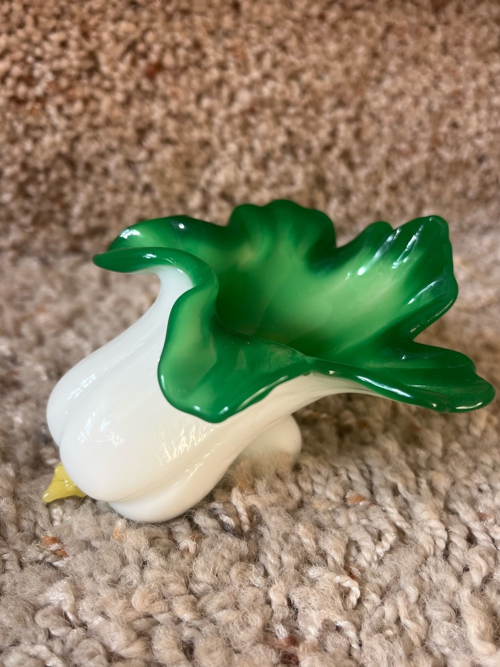 Victorian glass salt cellar